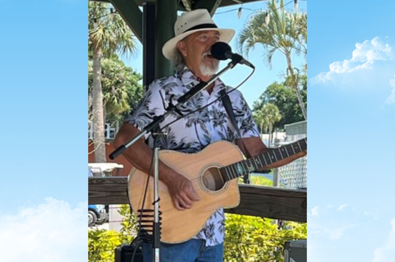 Live Music with Brian Dean in the Shanty Photo
