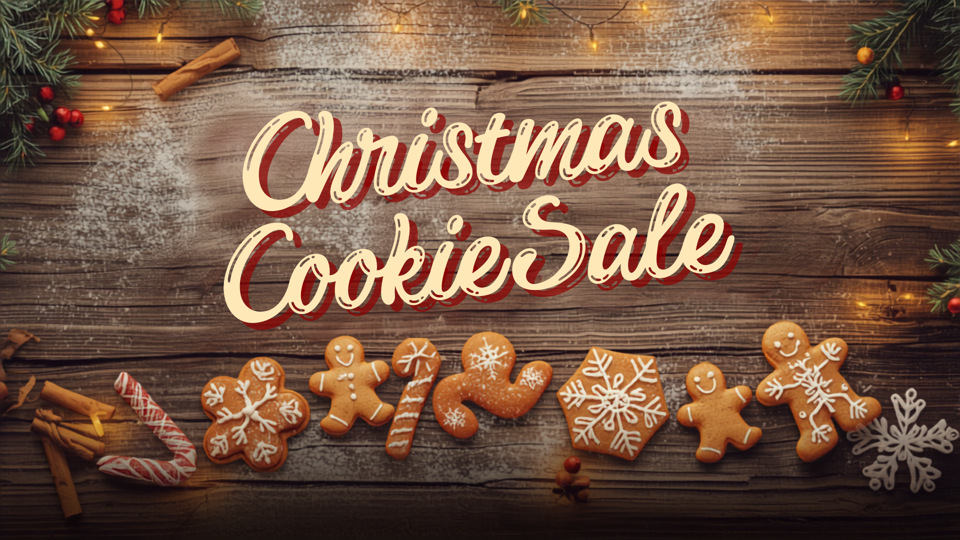 Christmas Cookie Sale Photo