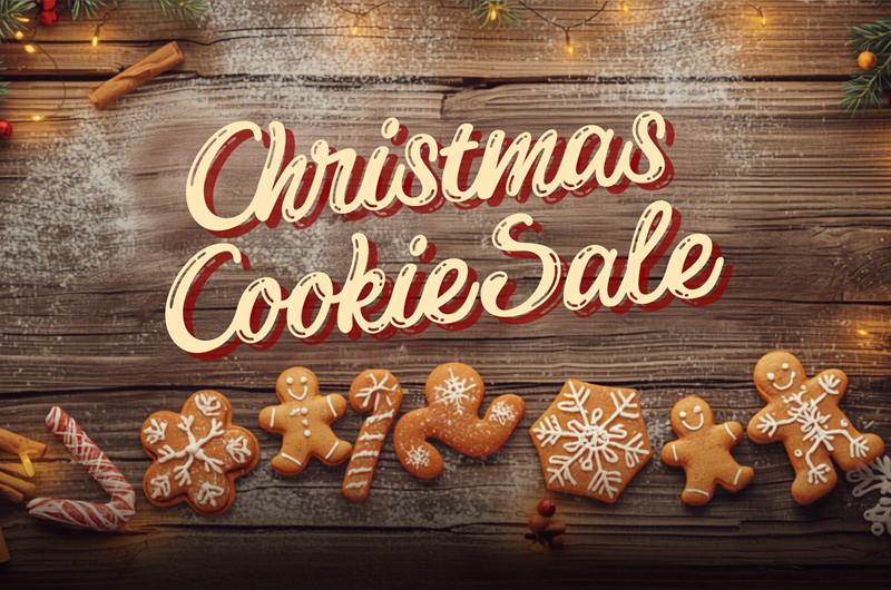 Christmas Cookie Sale Photo