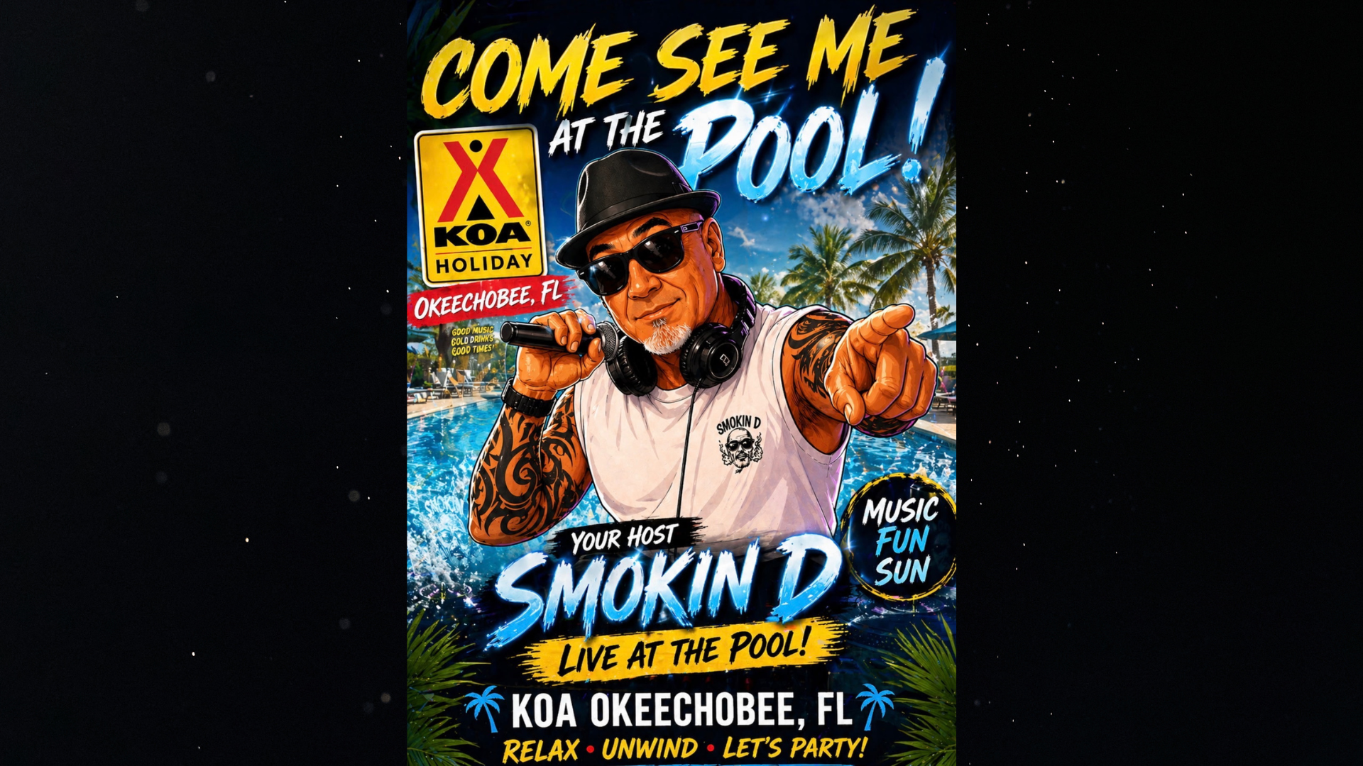 Live Music with Smokin D Poolside Photo