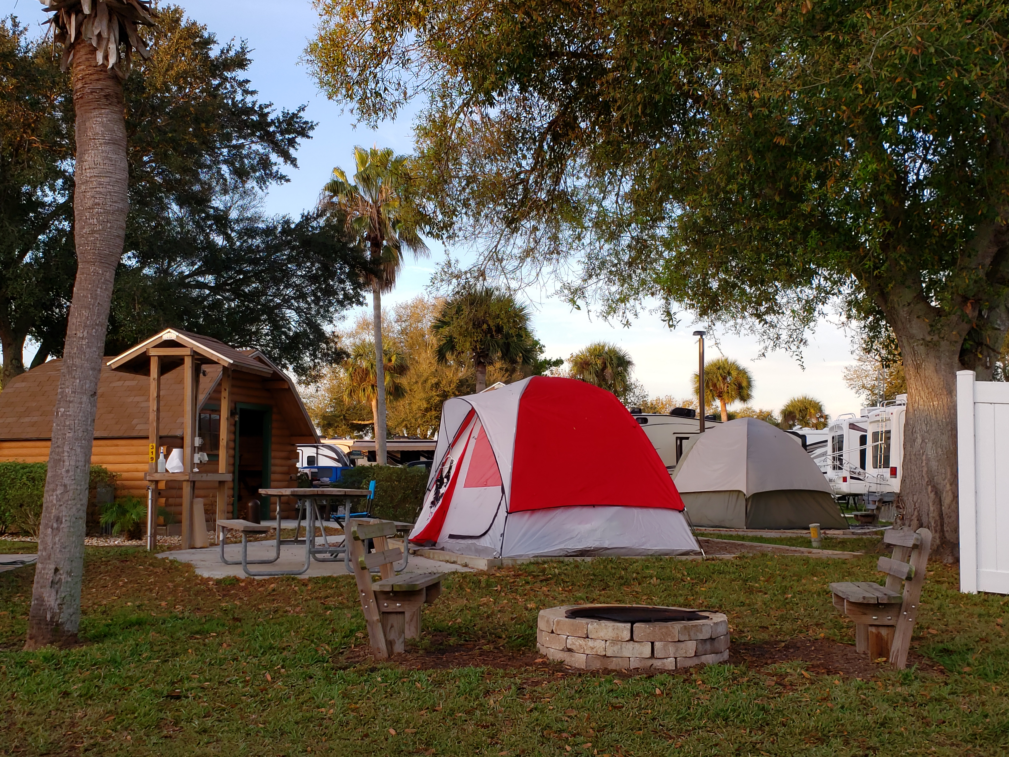 Tent site