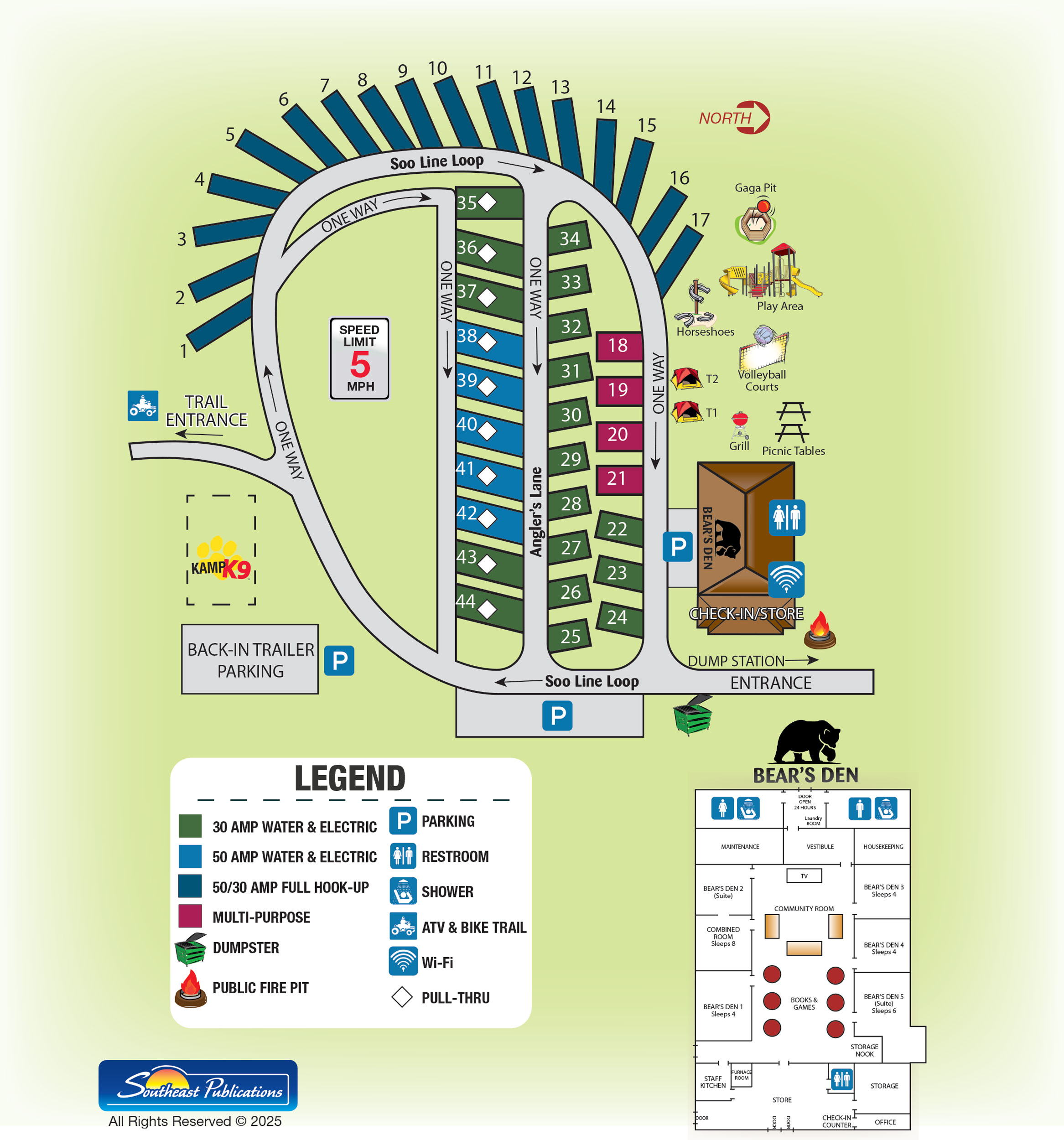 Campground Site Map
