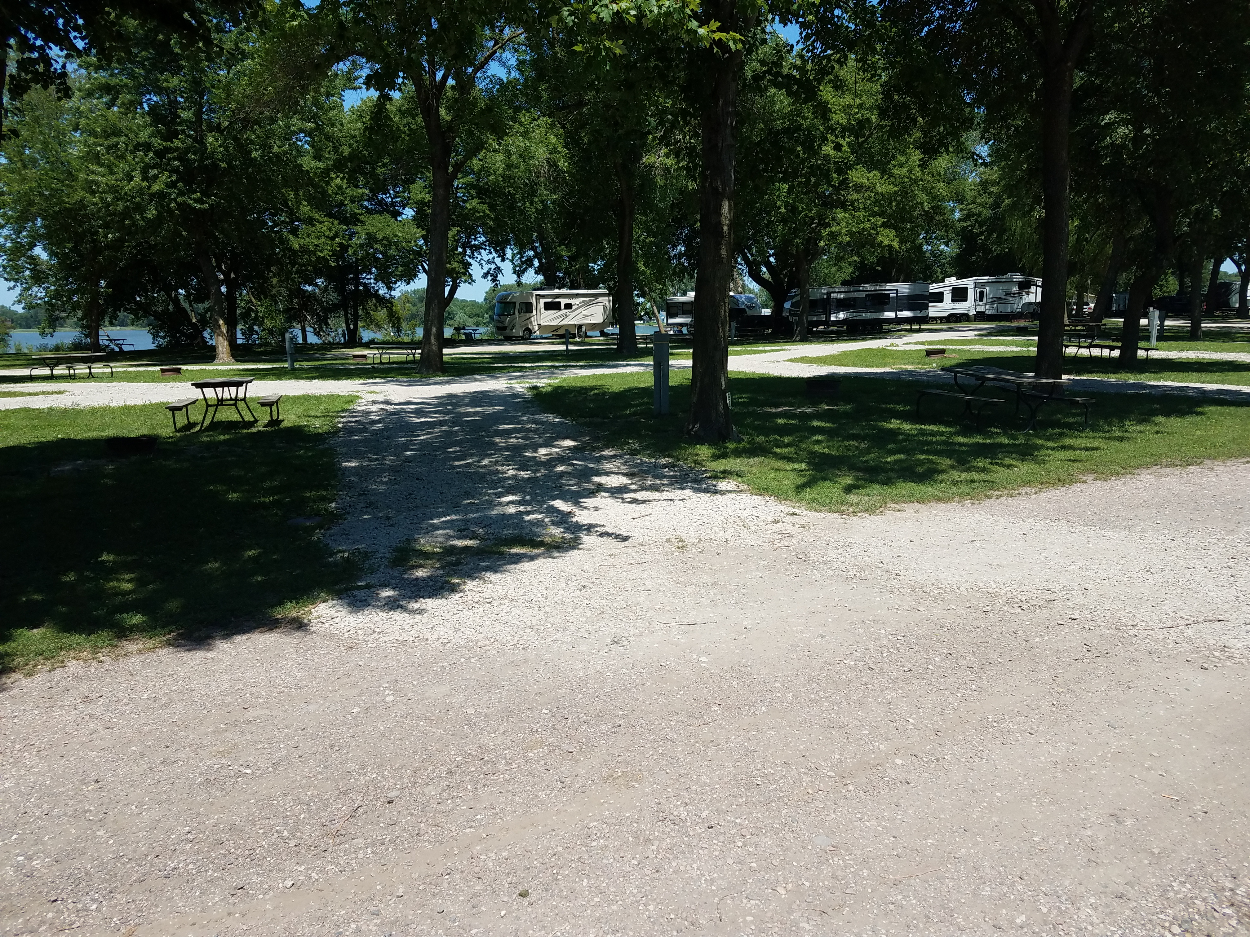 Larger area RV camping