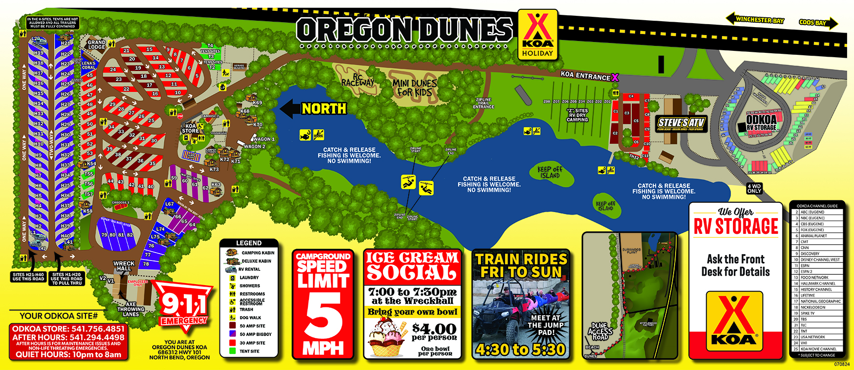 Campground Site Map