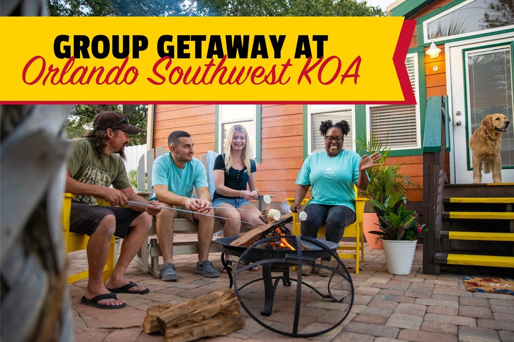 Group Camping at Orlando Southwest KOA Holiday