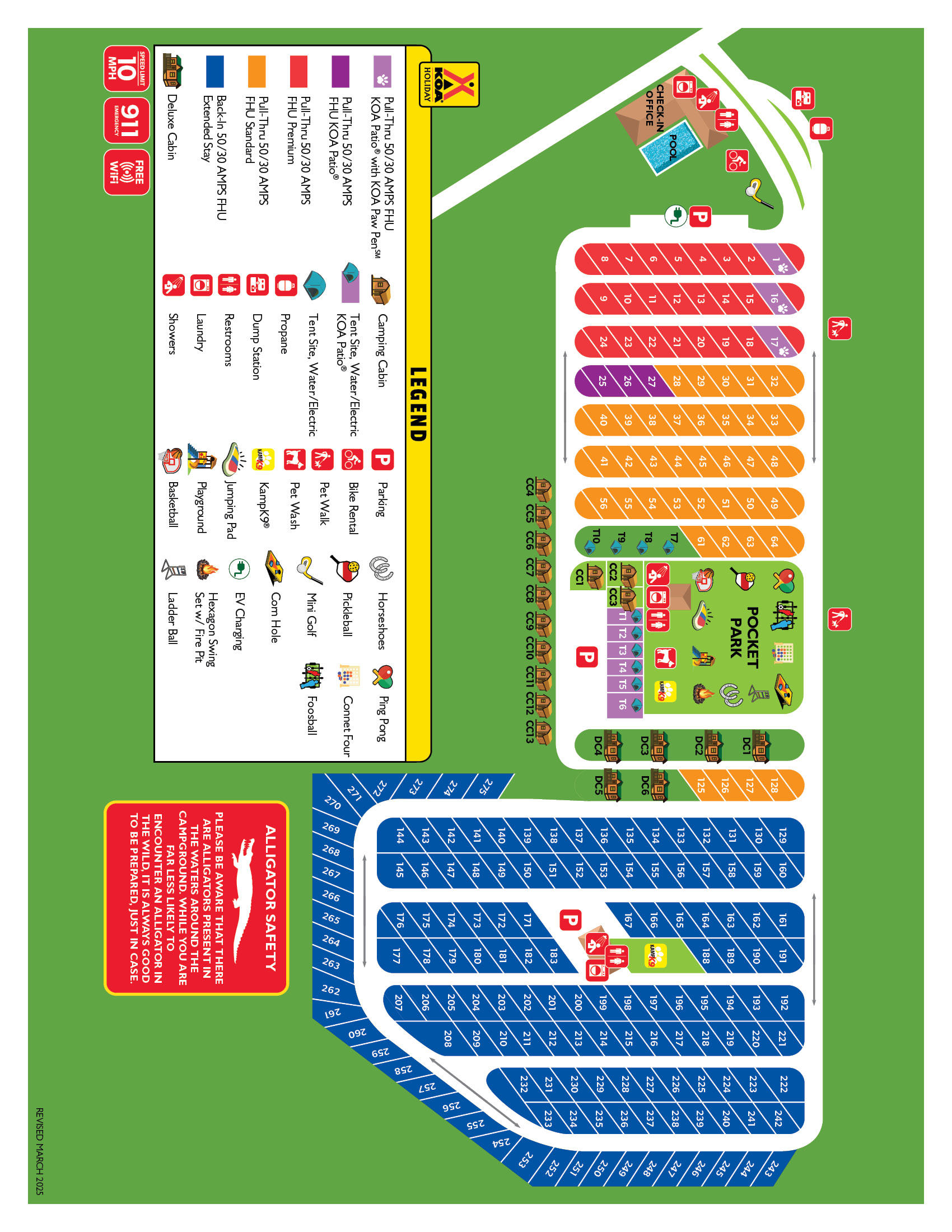 Campground Site Map