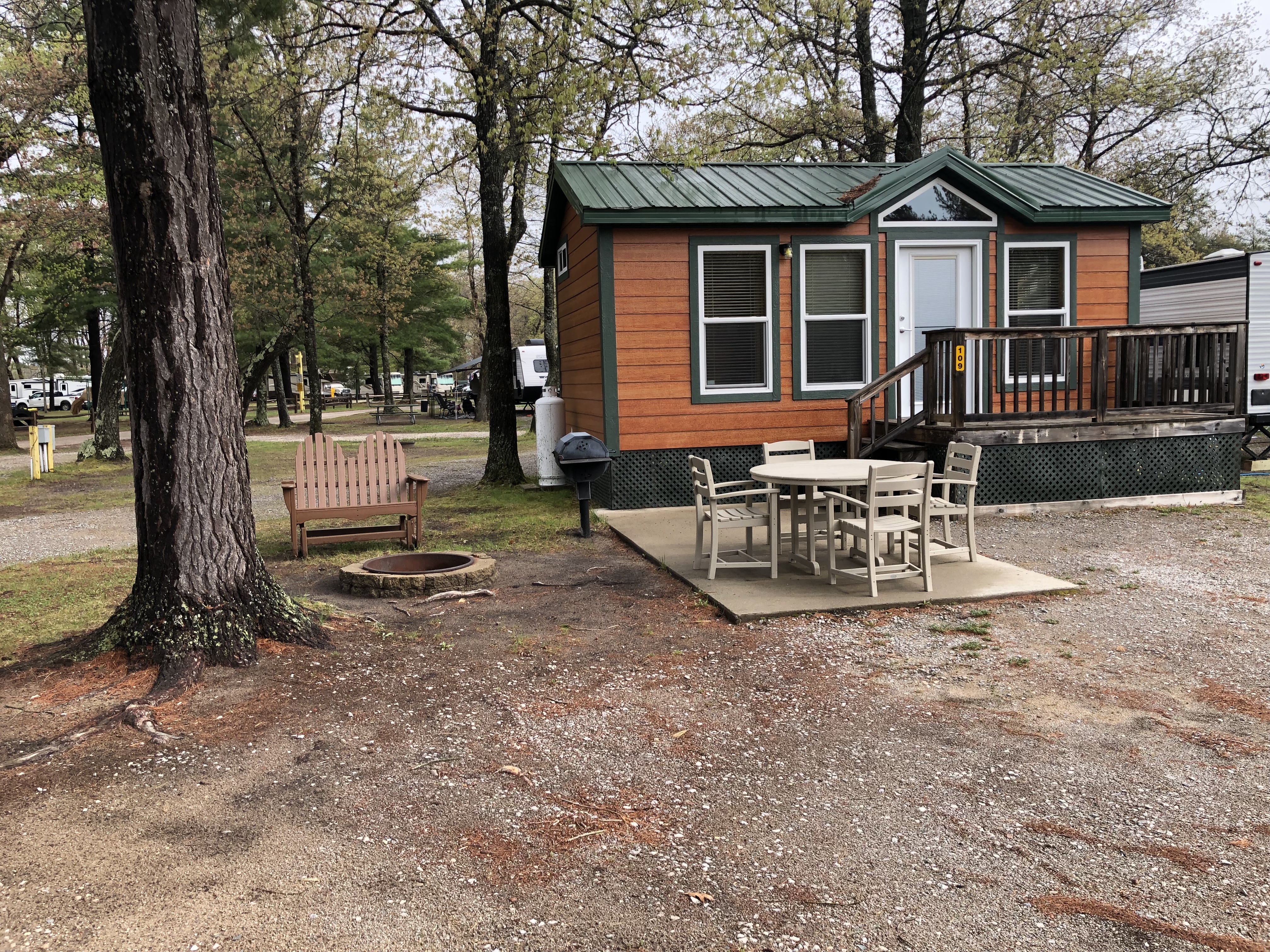 Outside Cabin 109