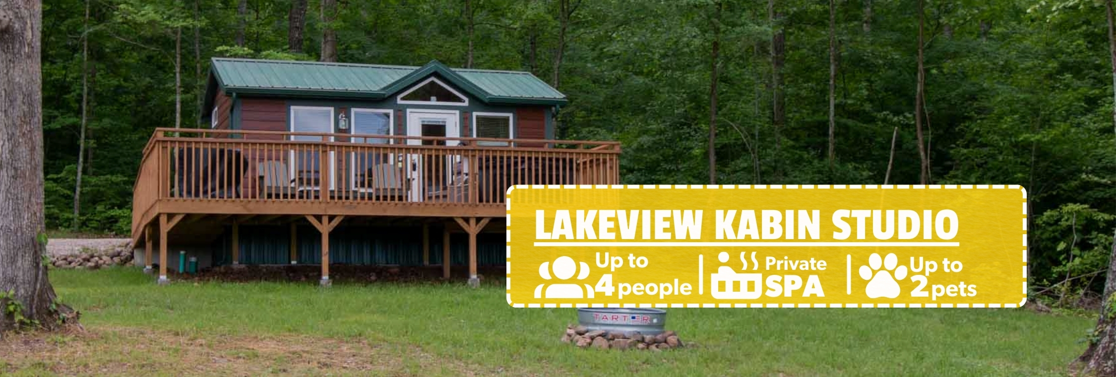 Lakeview Kabin Studio Hero