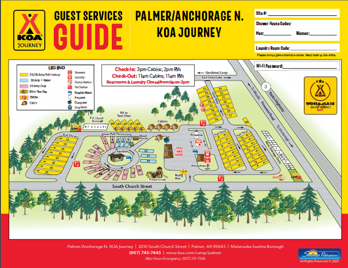 Campground Site Map