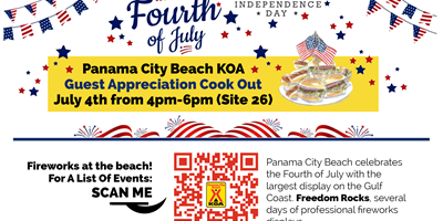 Panama City Beach KOA Holiday - July 4th Holiday
