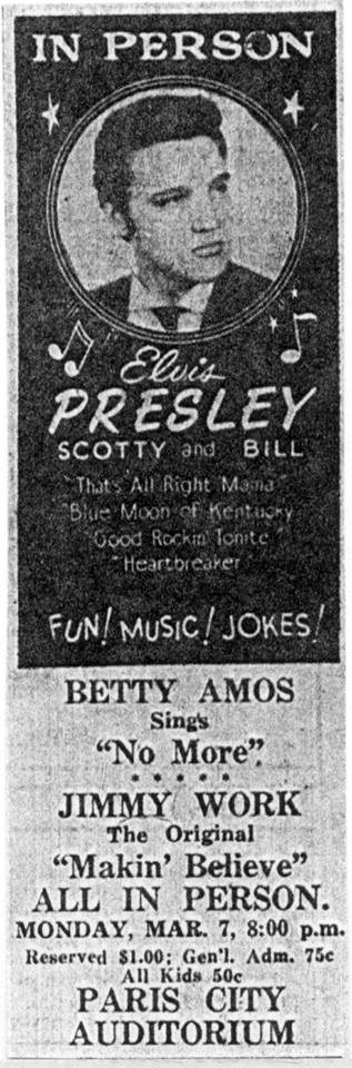 Elvis in Paris Tennessee