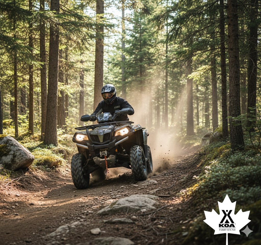 Ontario ATV Camping Made Easy at Parry Sound KOA Holiday