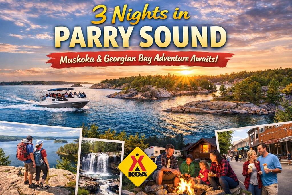 Top Reasons to Camp 3 Nights in Parry Sound / Muskoka area