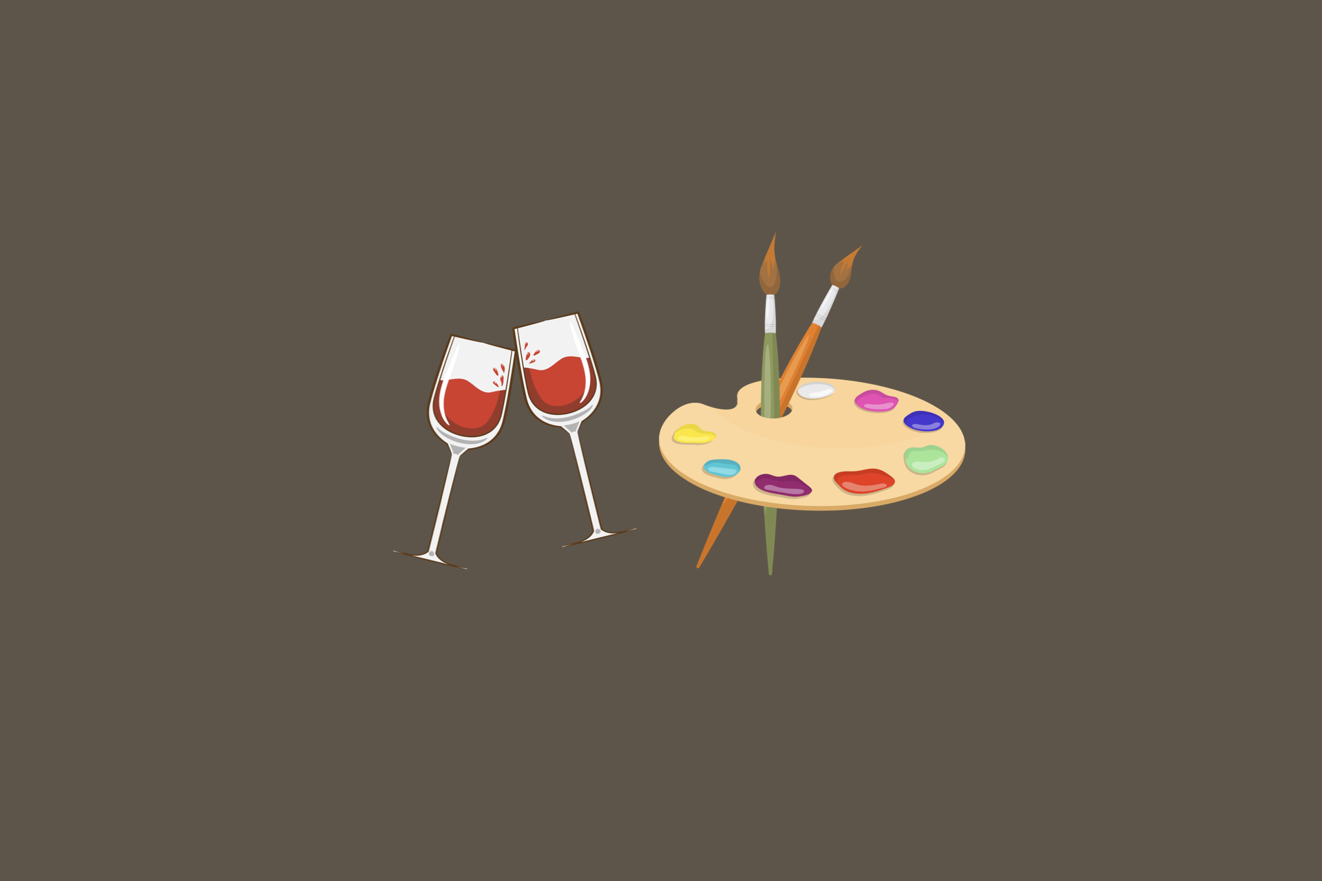 Wine & Paint night! Photo