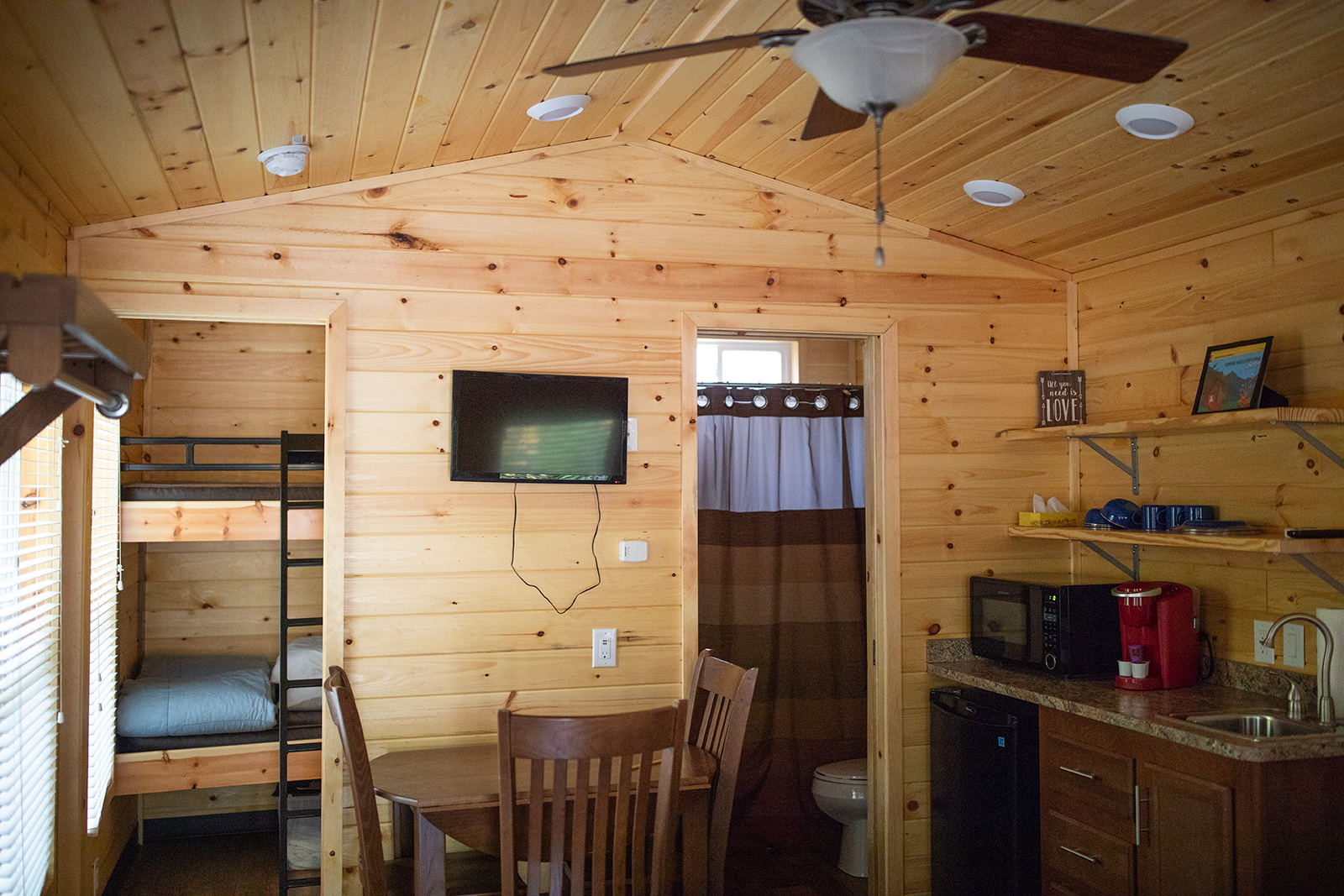 Deluxe Cabin inside