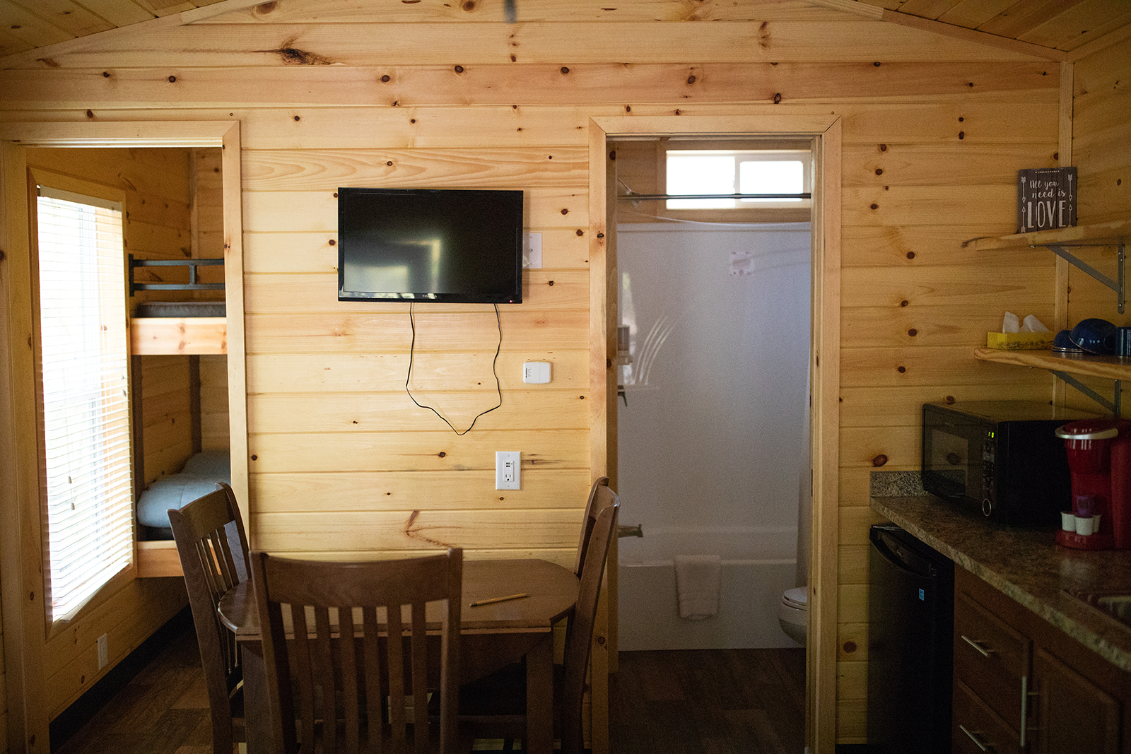 Deluxe Cabin inside