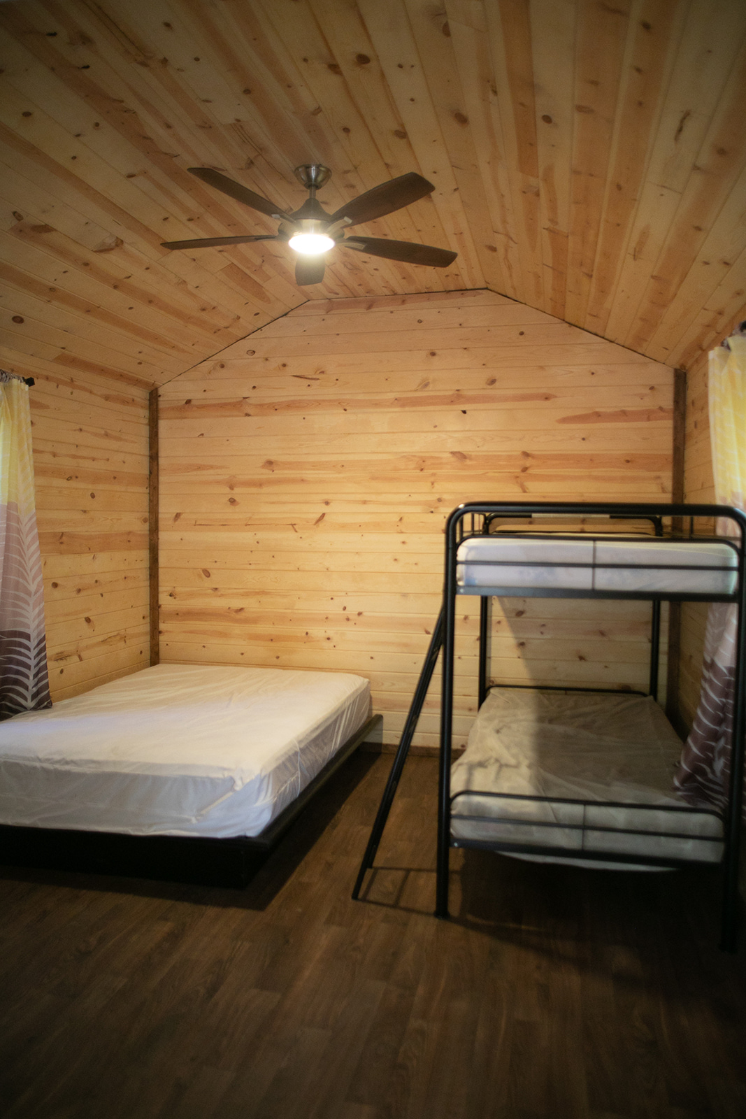 rustic cabin inside