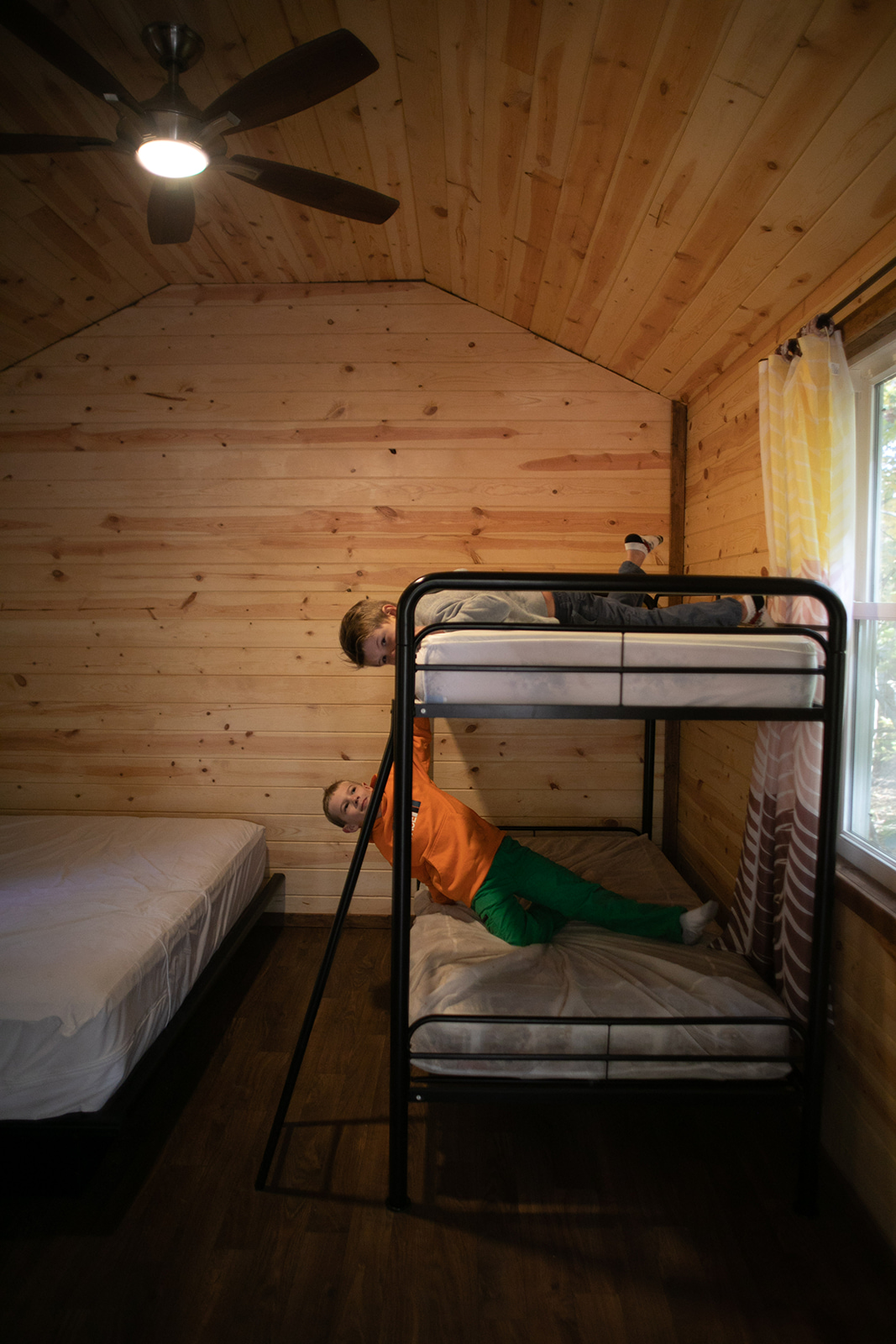 rustic cabin inside
