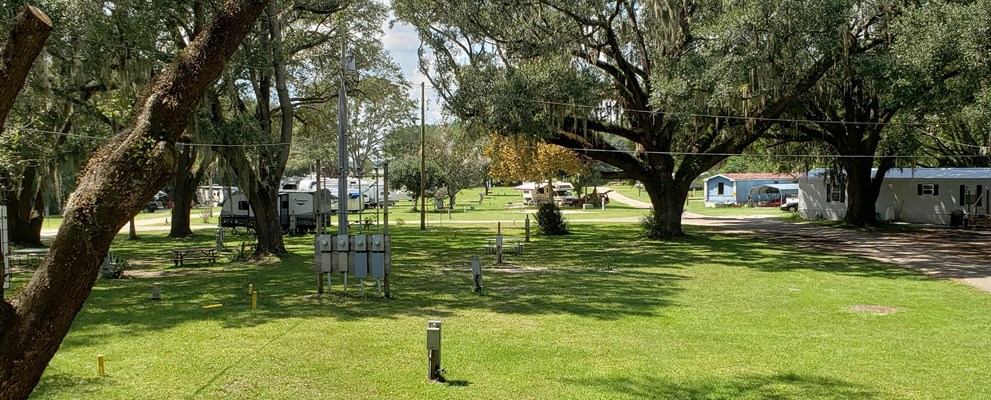 Center B/C Section, 50A FHU,  Large Grassy Back-in
