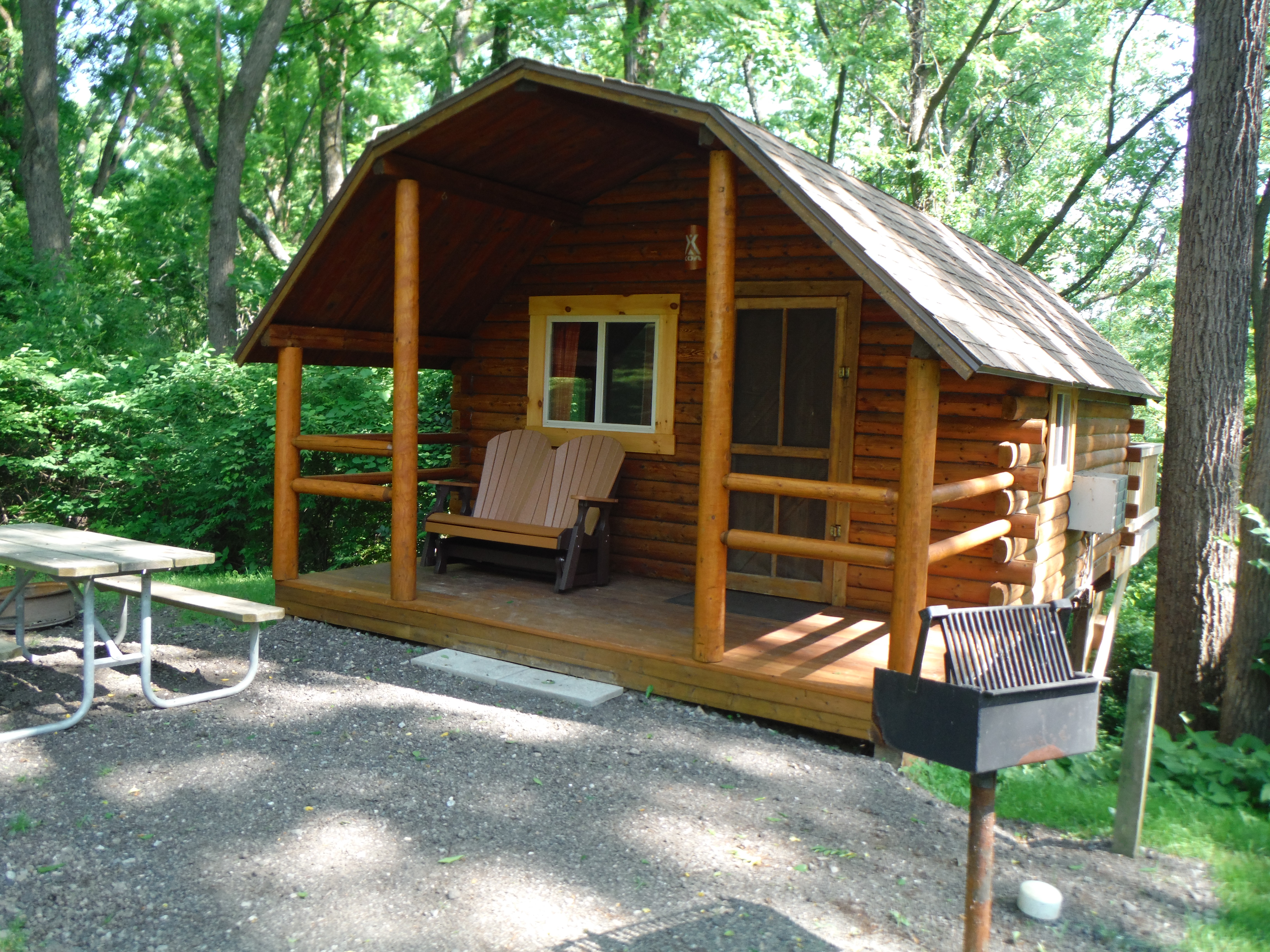 Two Room Camping Cabin