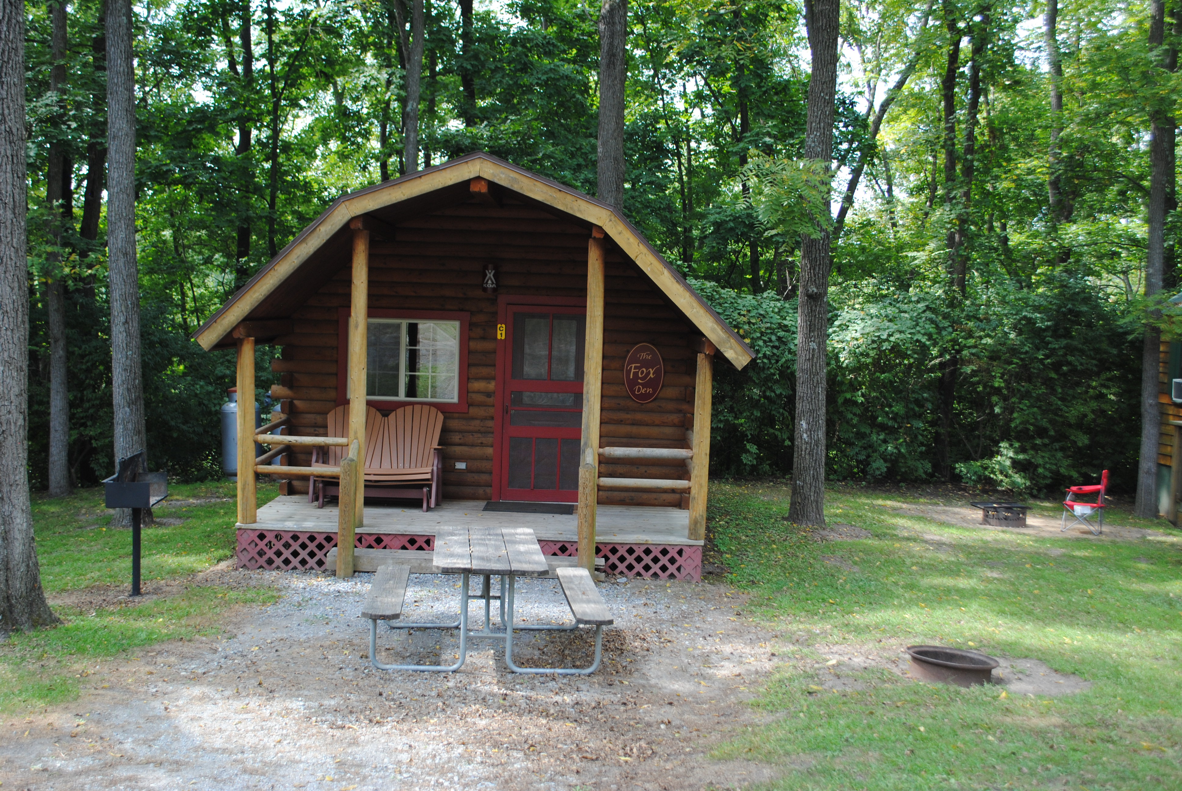 One Room Camping Cabin