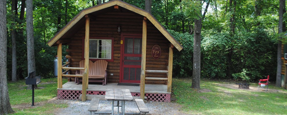 One Room Camping Cabin