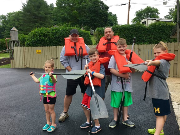 Canoeing with Family!