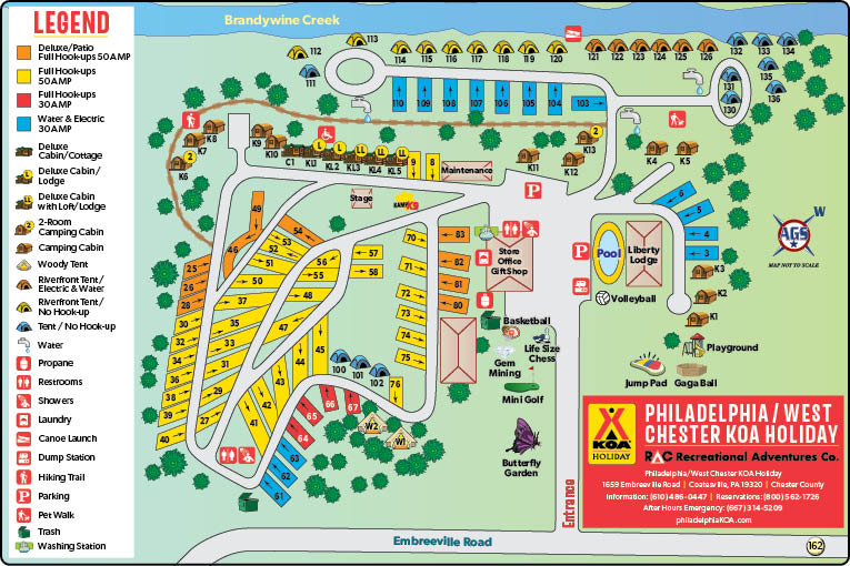 Campground Site Map