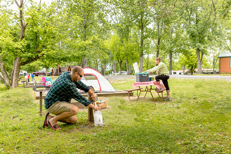 Tent site