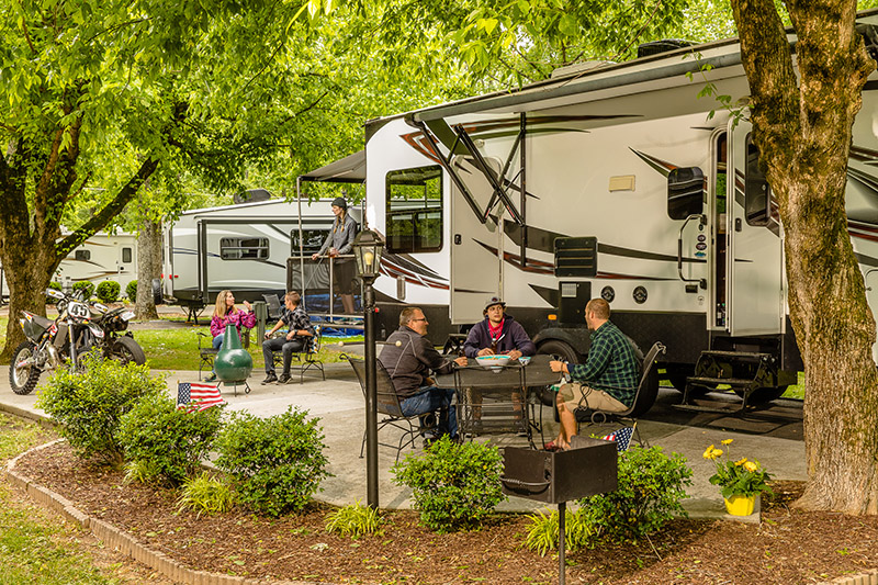 RV patio area