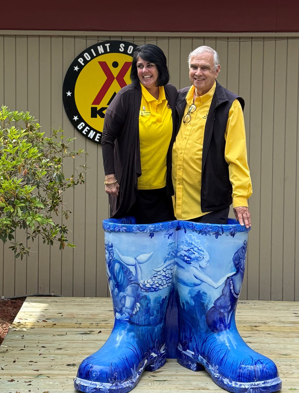 Waterman's Boot Selfie Contest at Point South KOA