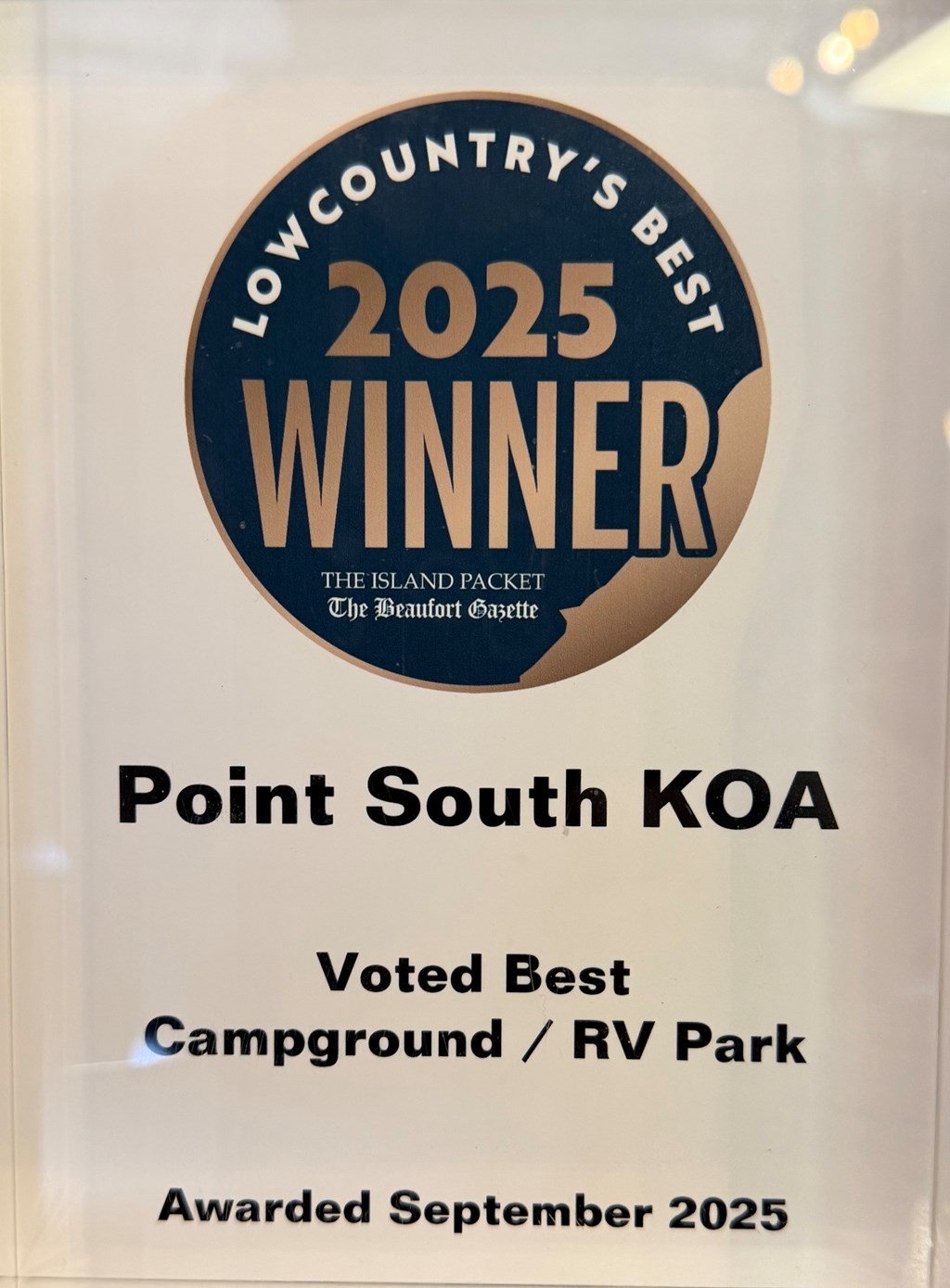 Thank you for 4 years ~ Lowcountry's Best