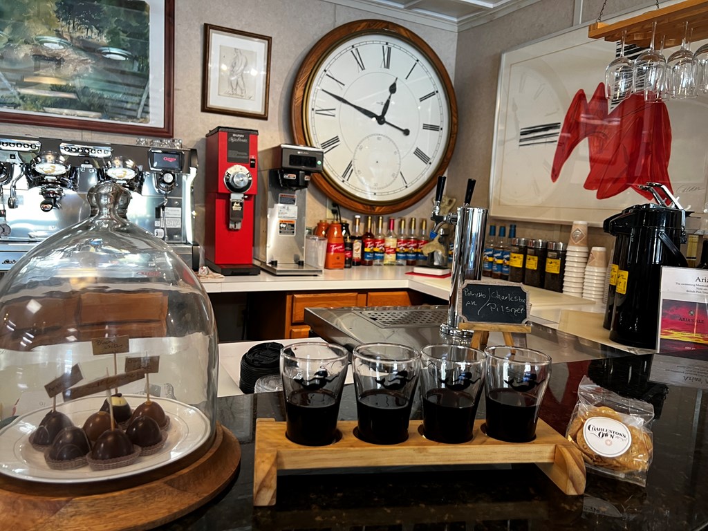 Wine Flights Served Daily ~