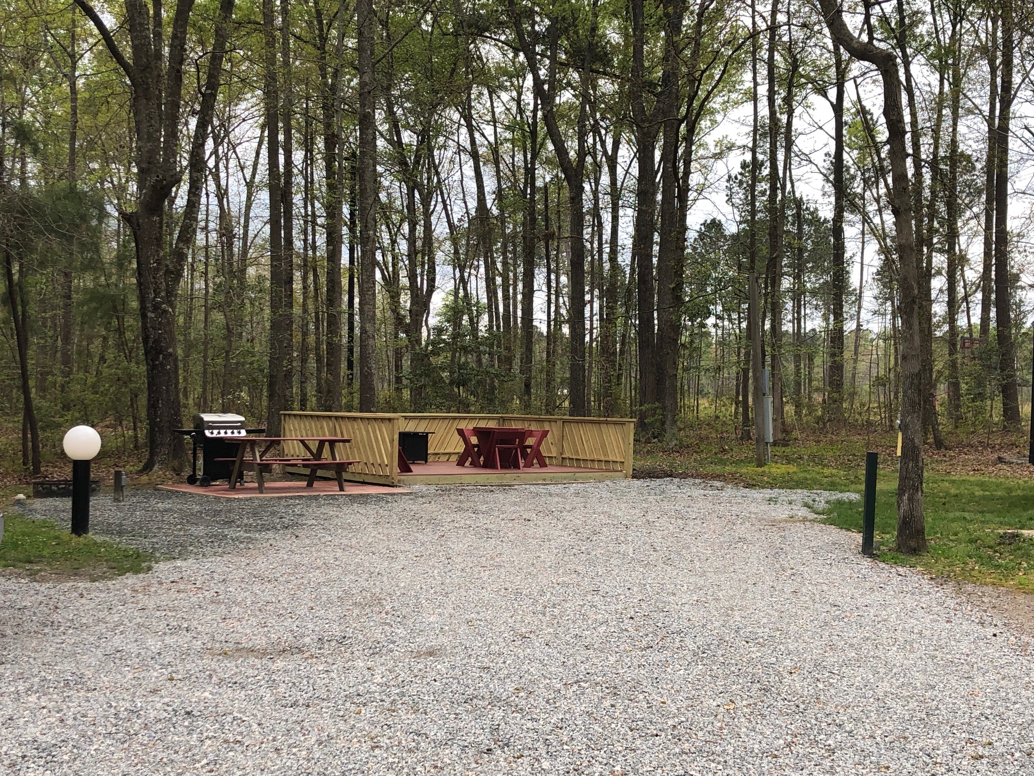 KOA Patio Site ~ Large & Wide Back In