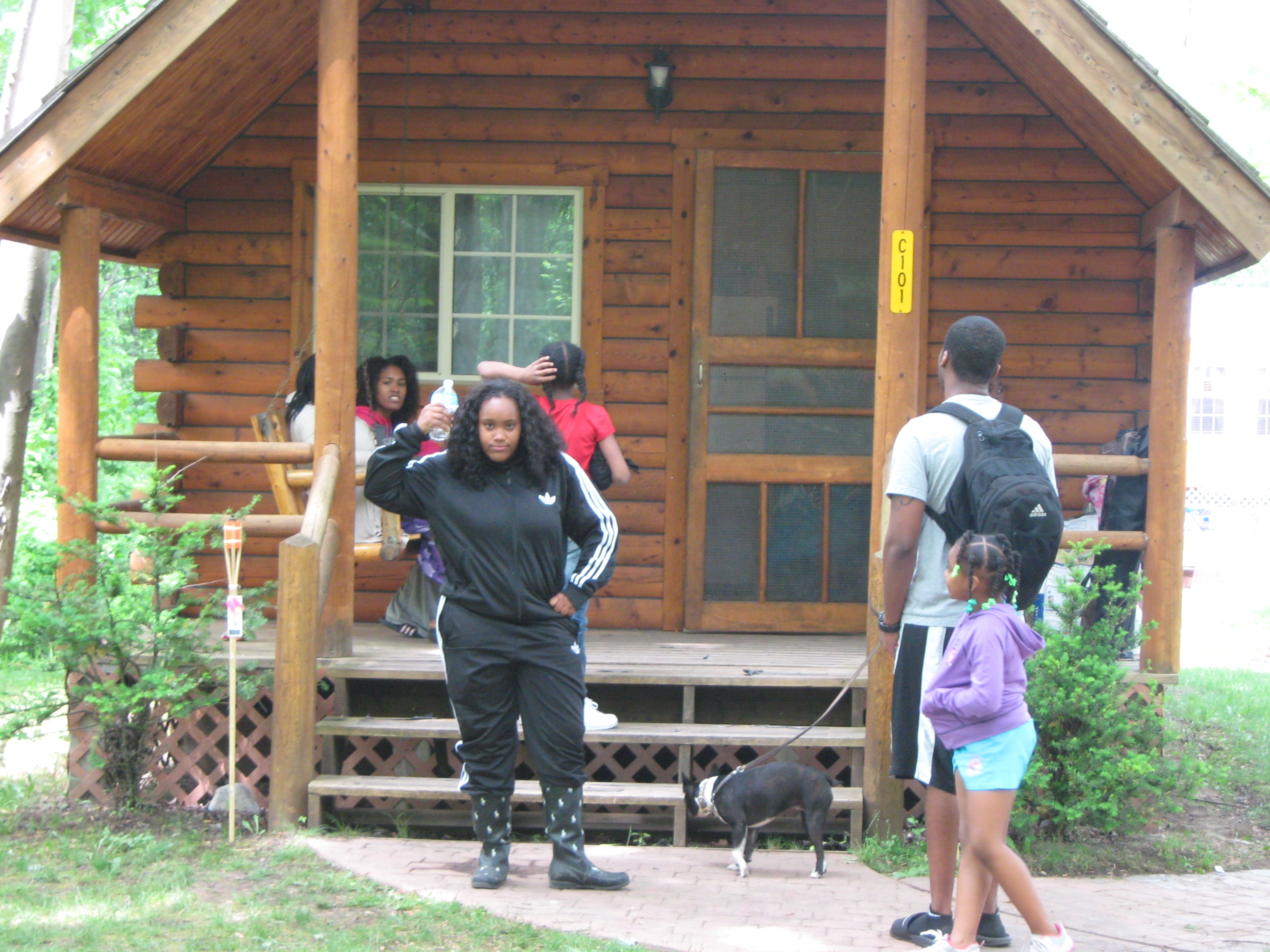Outside a Cottage