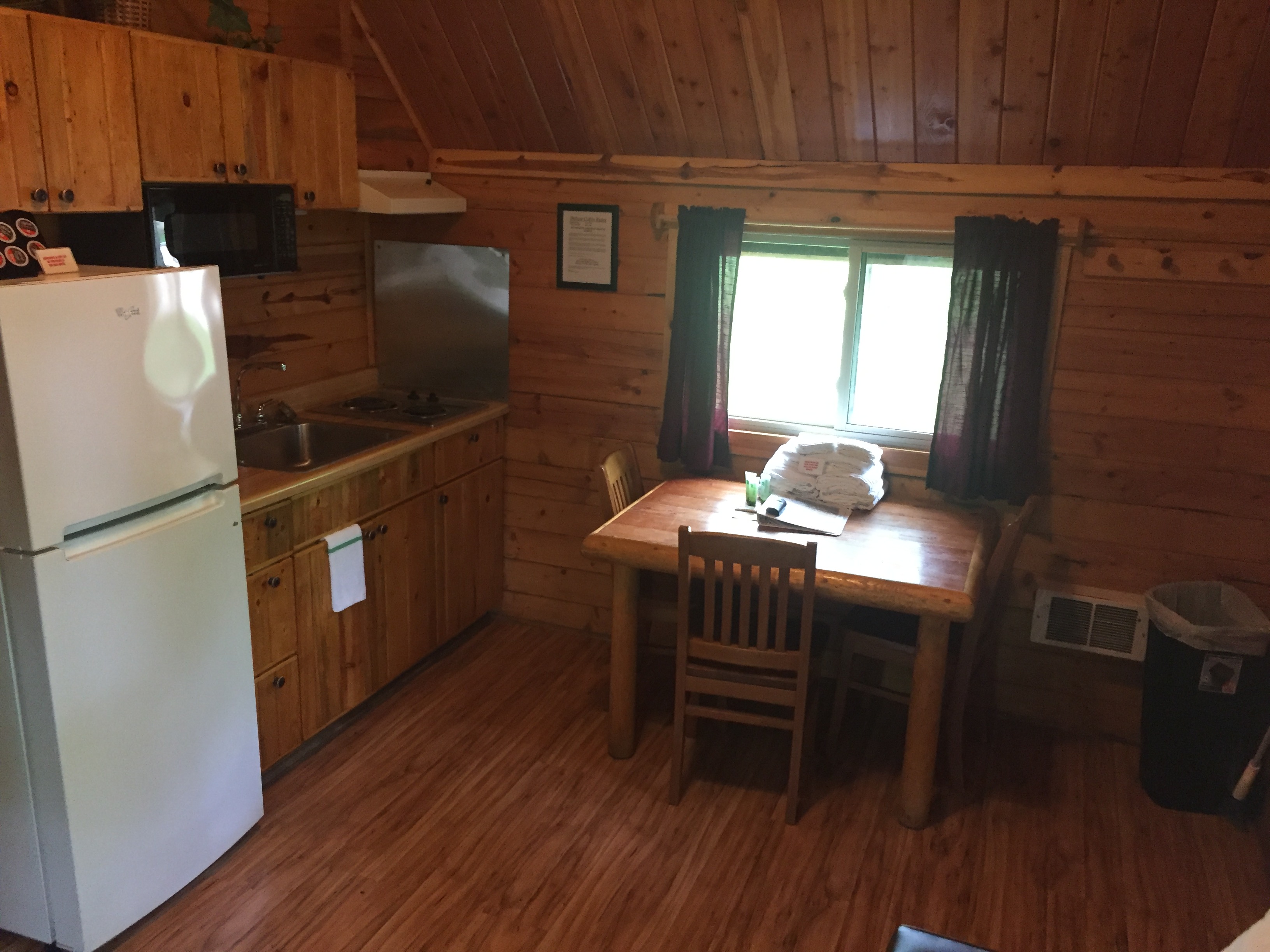 Inside a cottage