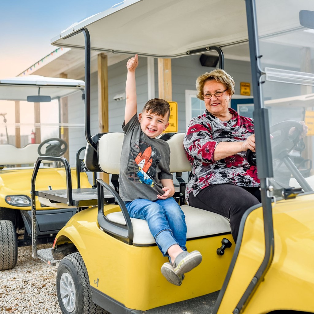 Golf Cart Guidelines at the Port Lavaca KOA