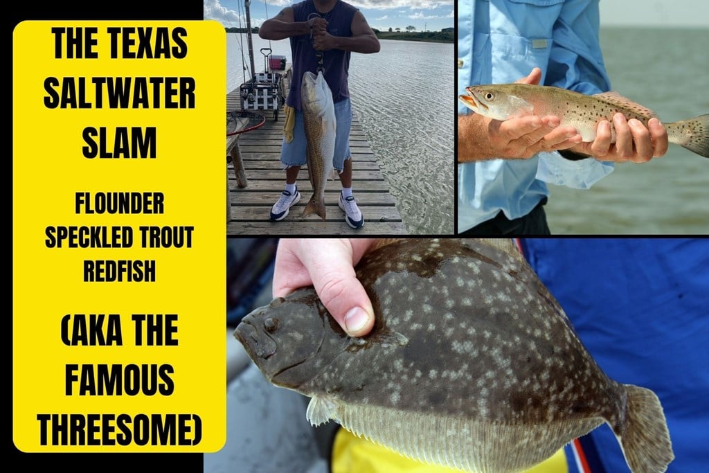 The Texas Saltwater Slam: Flounder, Redfish & Speckled Trout