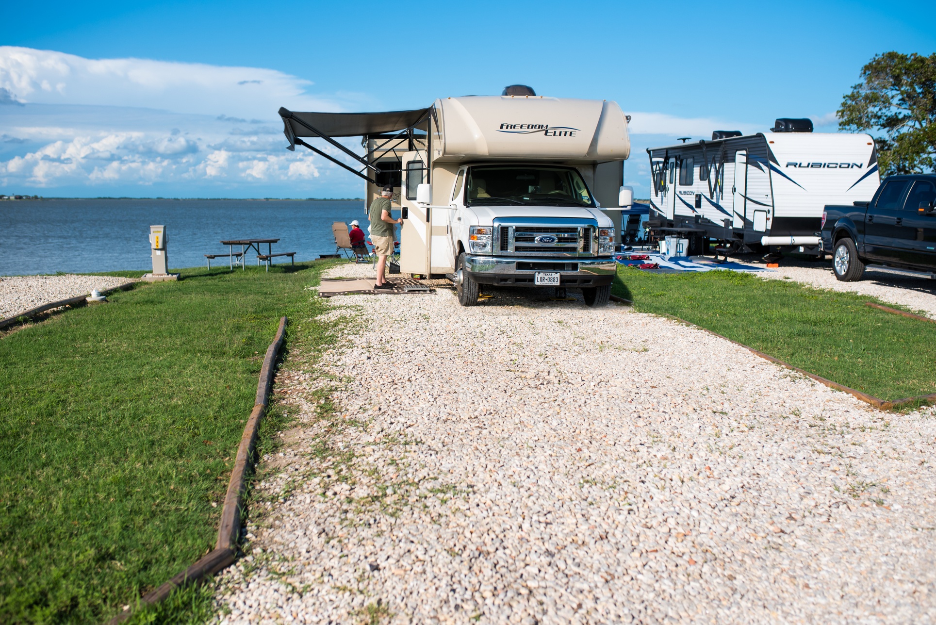 Back in water front