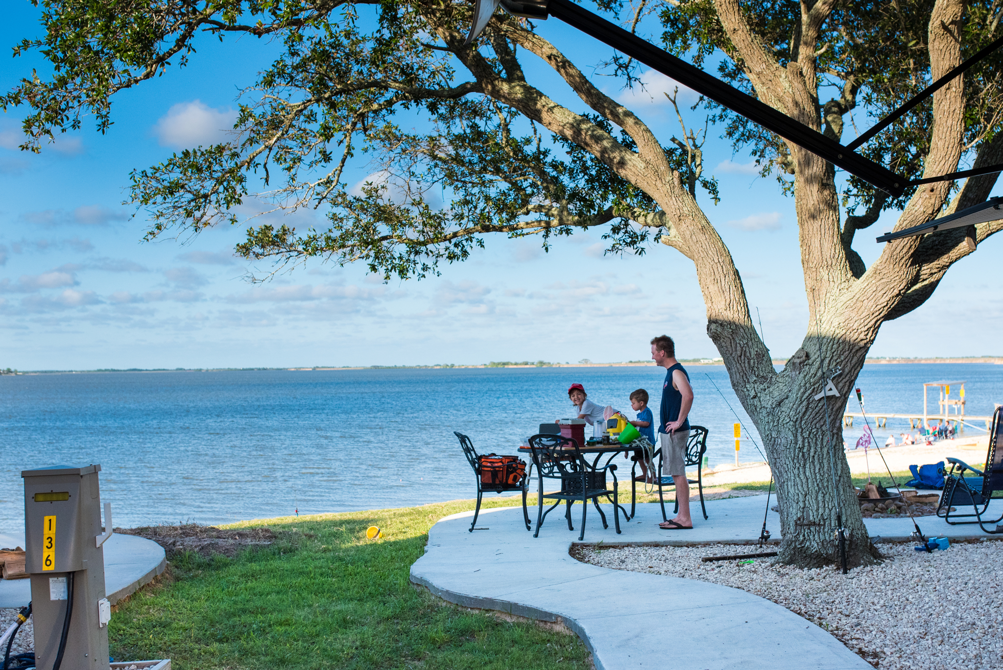 Water Front Patio SIte