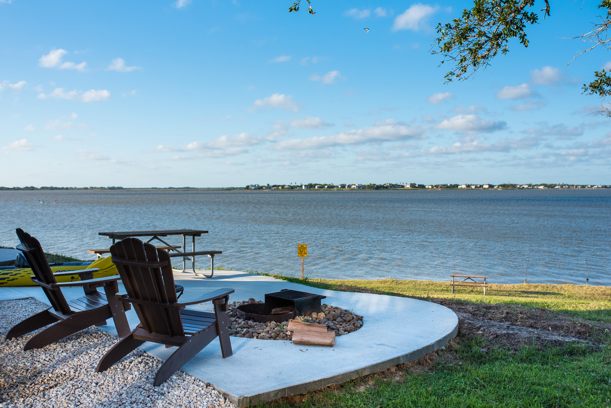 Water Front Patio SIte