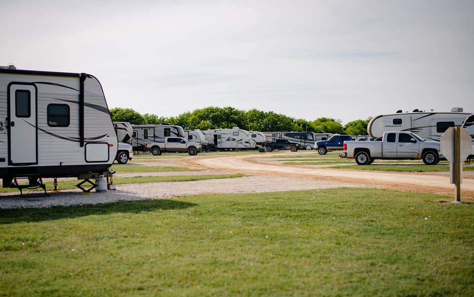 Exterior Back-In Sites make for a relaxing camping trip