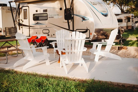 Campsite 233 Back-in Interior with Patio