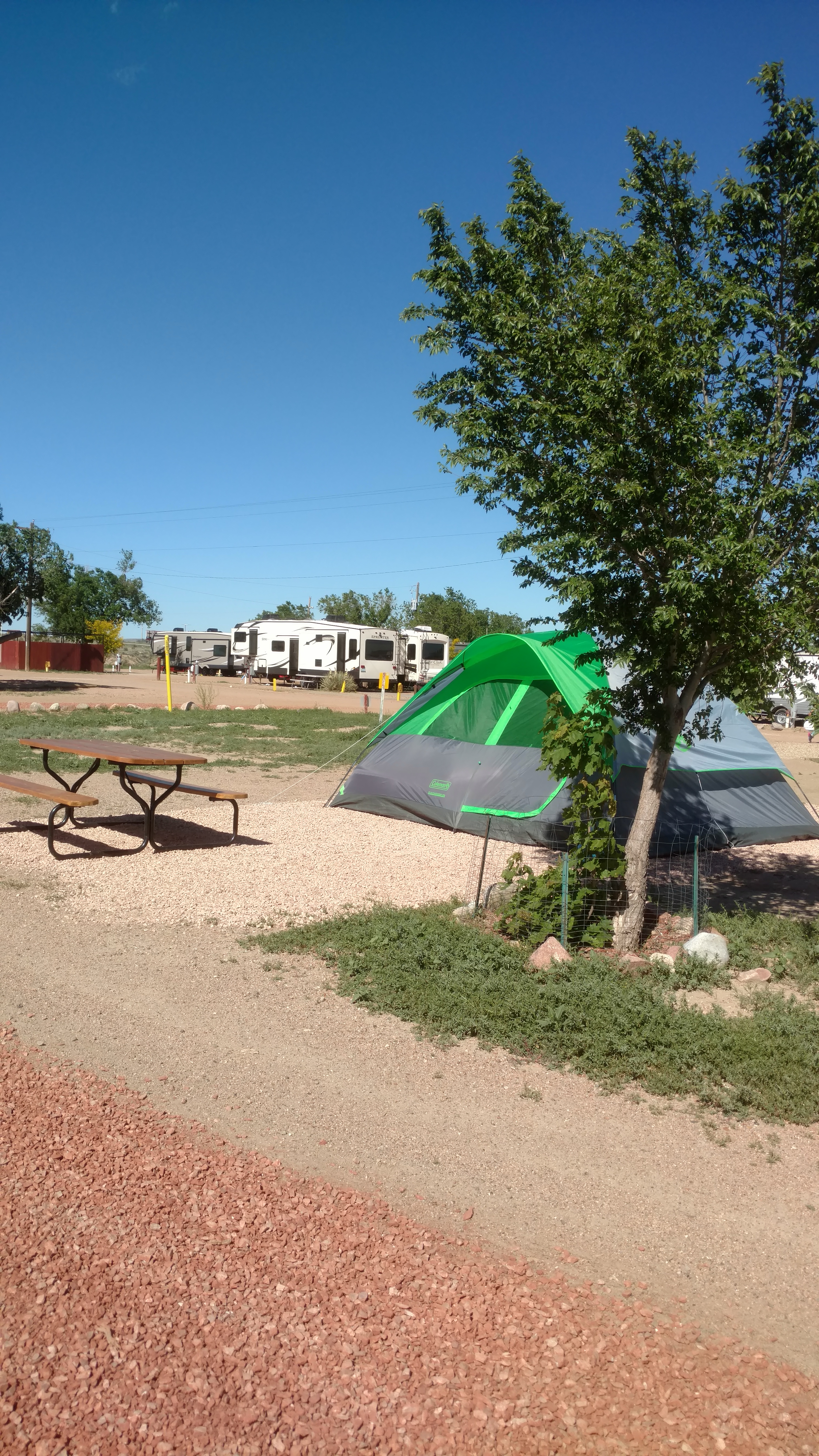 Tent Site with Electric