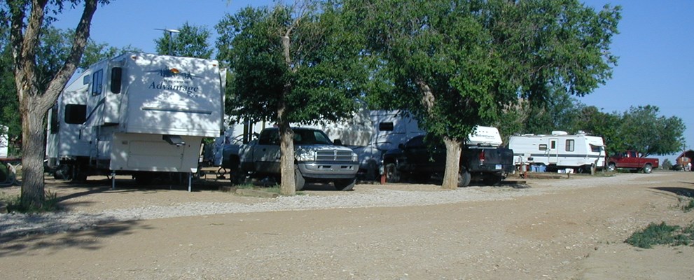 Shaded 30 amp sites