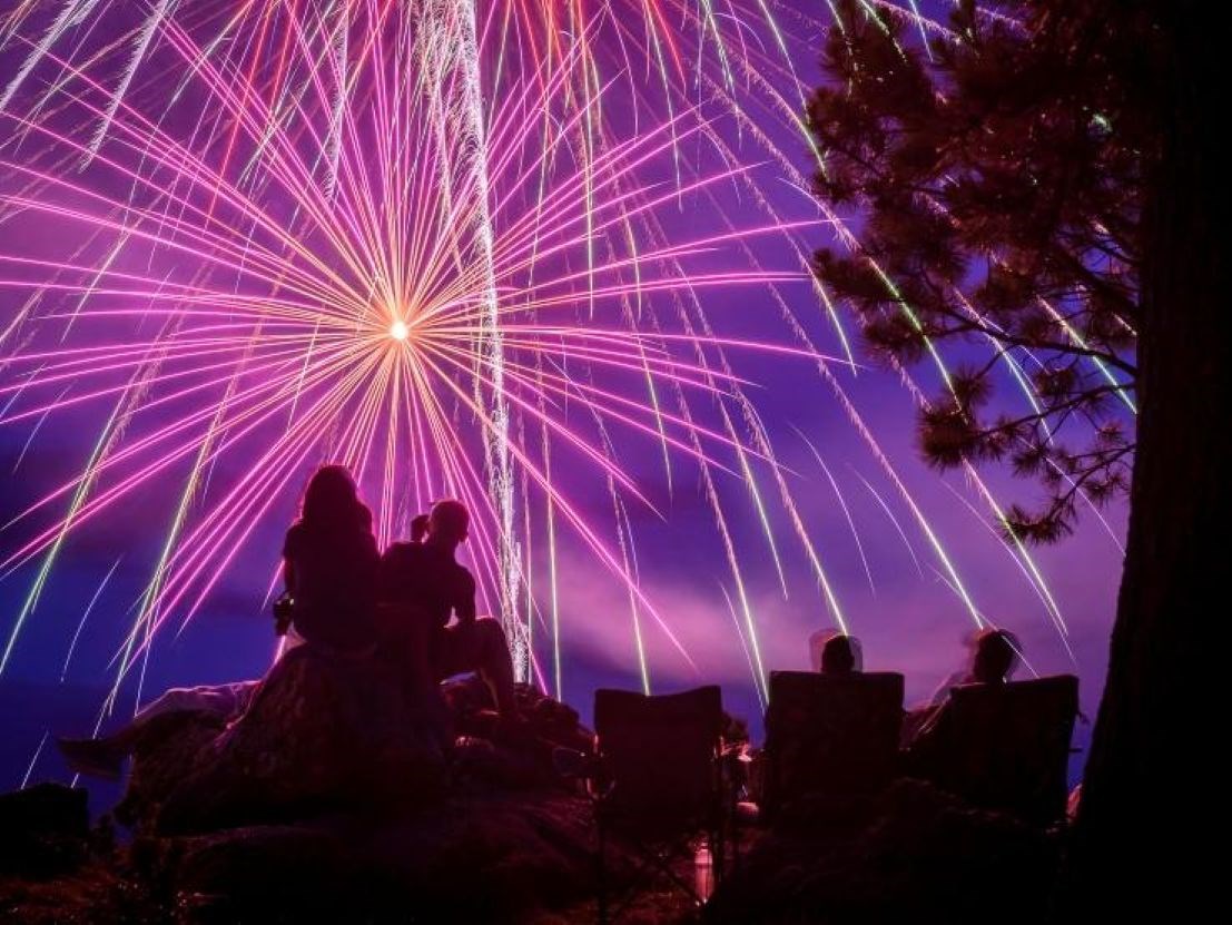 Custer, SD  Fireworks Display Photo