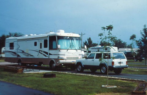 Rent a patio site