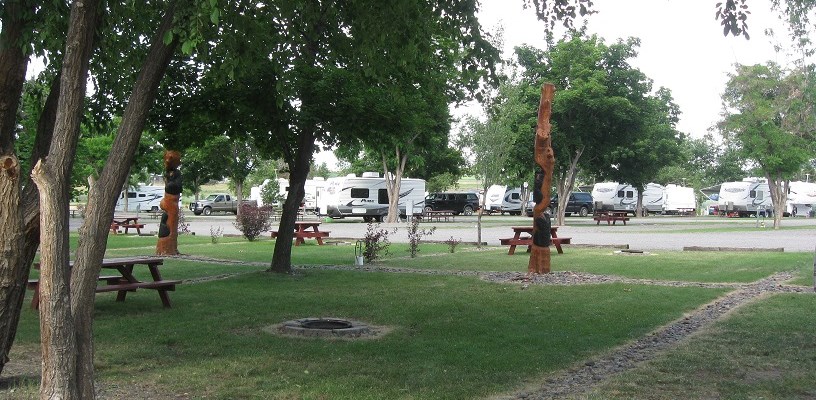 Tent site/RV sites west