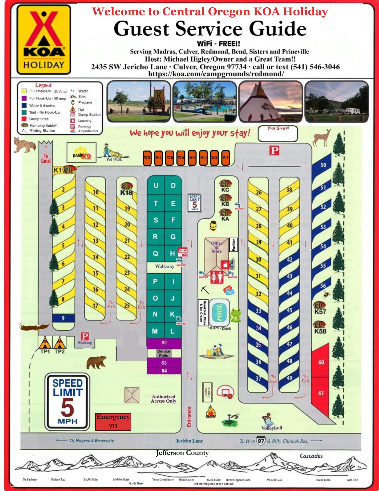 Campground Site Map