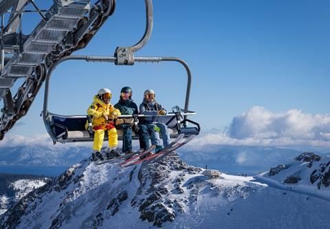 Skiing in the Tahoe Basin